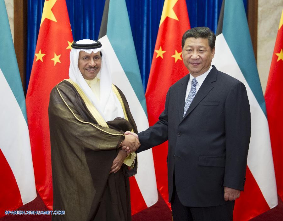 Presidente chino se reúne con primer ministro de Kuwait
