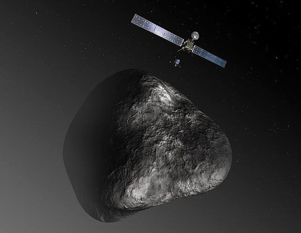 La nave Rosetta se acerca al cometa