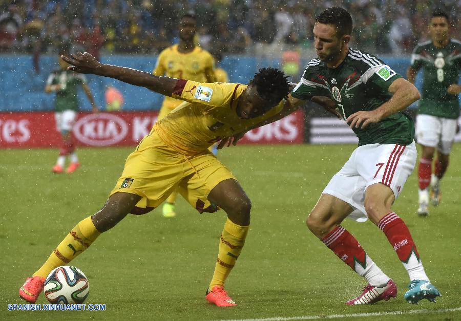 MUNDIAL 2014: México debuta con triunfo 1-0 sobre Camerún 