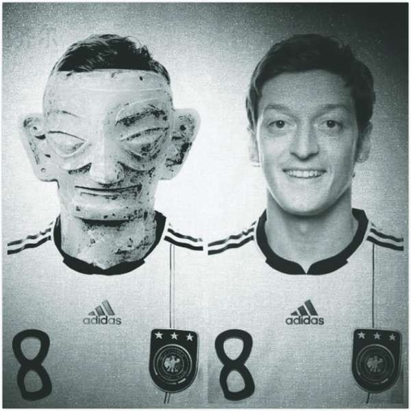 ¿Crees que las figuras de bronce de Sanxingdui se parecen a la estrella de fútbol de Alemania Mesut Özil?