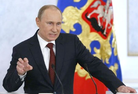 Putin espera cese al fuego y diálogo nacional en Ucrania