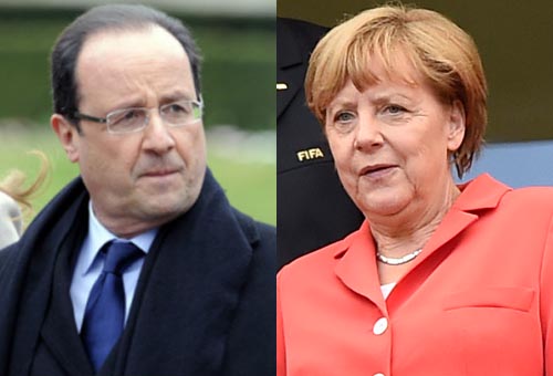 Hollande y Merkel instan a Putin a impulsar negociaciones en Ucrania