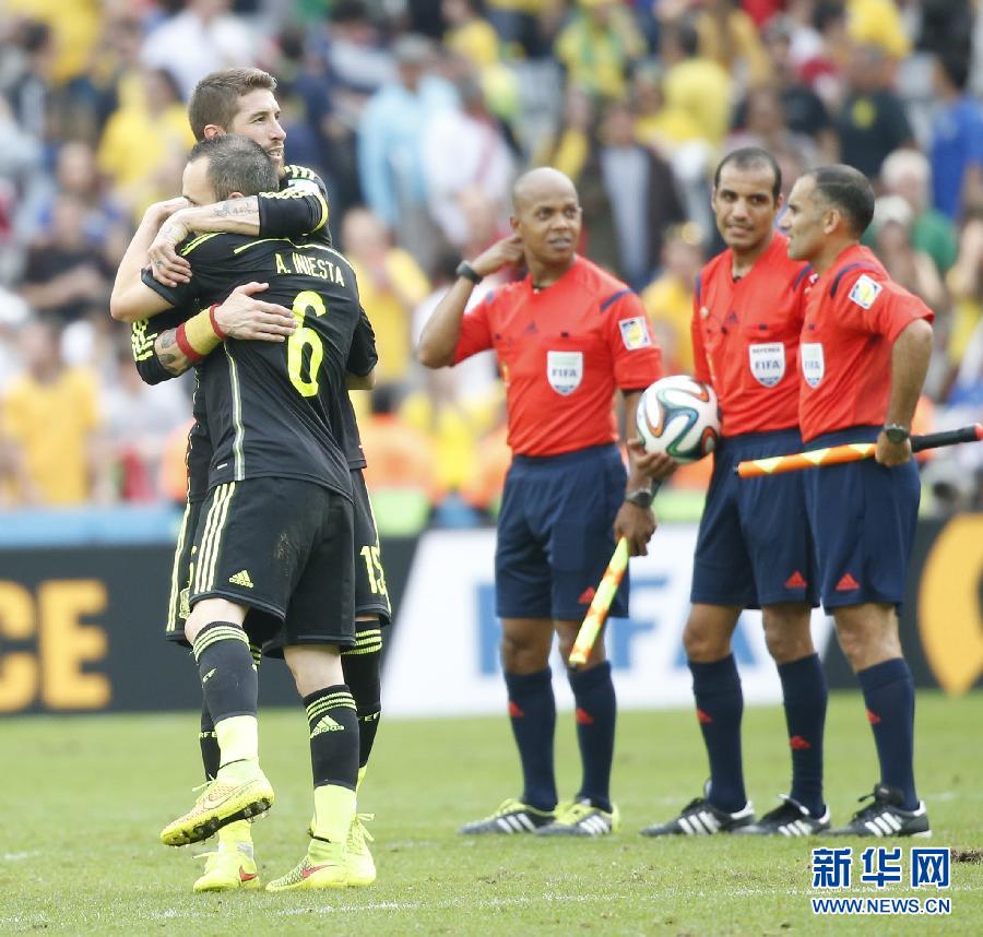 MUNDIAL 2014: España se despide de Brasil con victoria 3-0 ante Australia