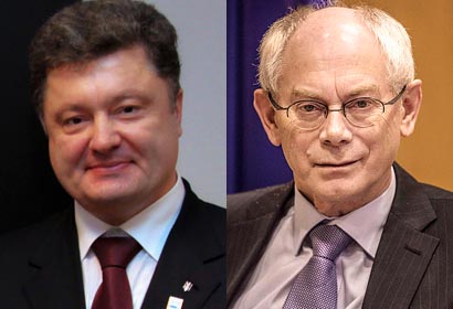 Líderes de Ucrania y UE discuten por teléfono situación en Ucrania