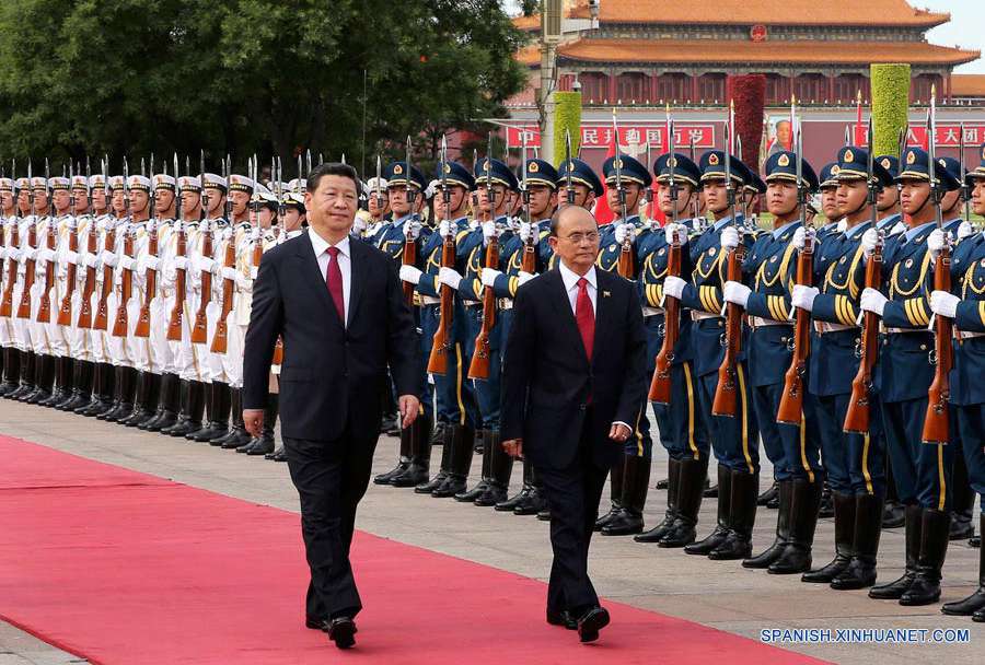 China y Myanmar prometen amistad y cooperación 