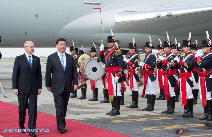 Presidente chino llega a Argentina en visita de Estado 