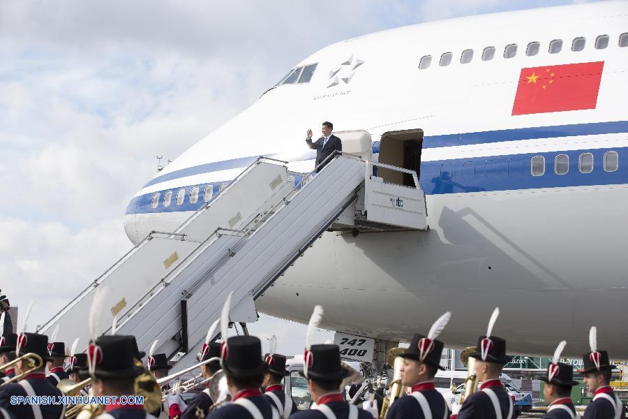 Presidente chino llega a Argentina en visita de Estado 