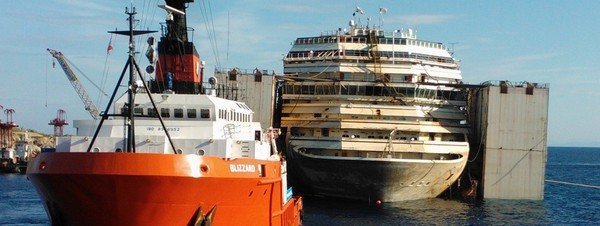 El Costa Concordia llegará a Génova el domingo para su desguace