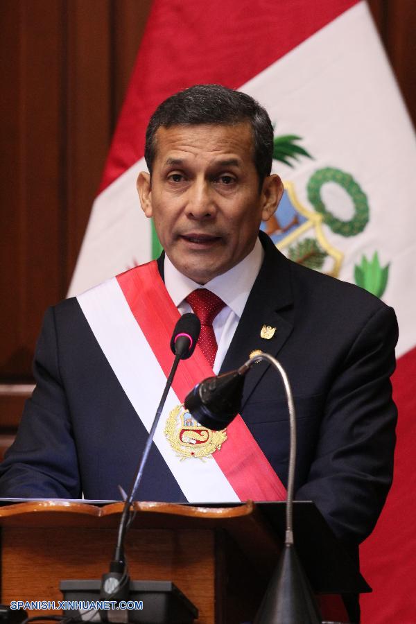 Perú espera liderar Sudamérica en 2021, afirma presidente Humala