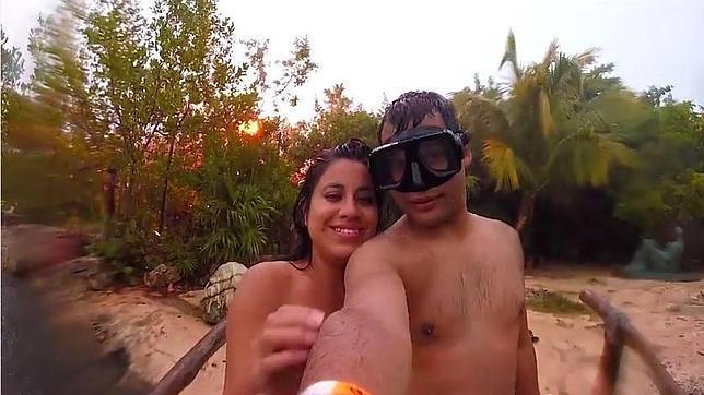 Pillados por un rayo mientras se hacen un «selfie» en Cancún