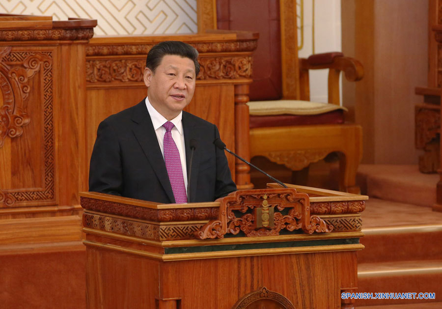 Presidente Xi da la bienvenida a Mongolia "a bordo tren chino del desarollo"