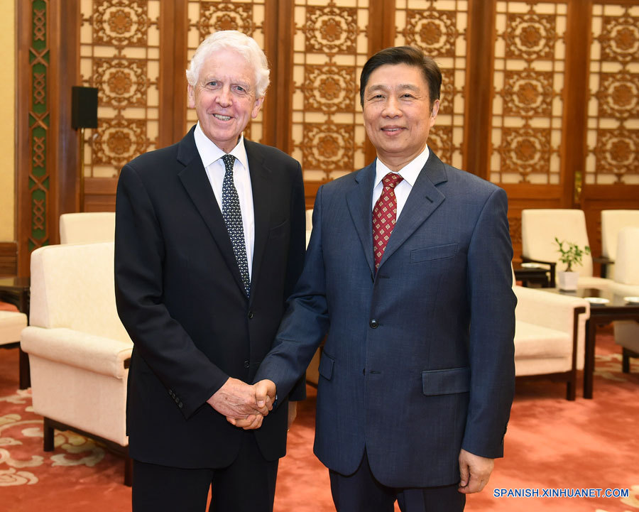 Vicepresidente chino se reúne con ex presidente de Consejo de Negocios Chino-Británico 
