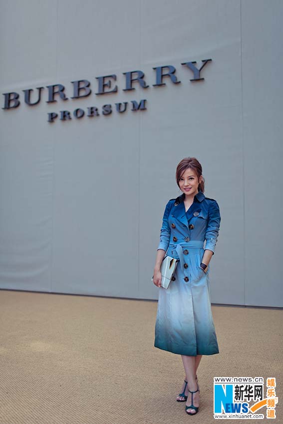 Actriz Zhao Wei en la Semana de la Moda de Londres