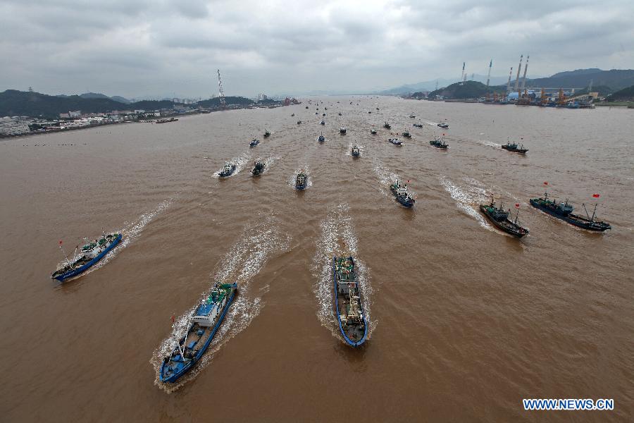 Barcos pescadores comienzan operación en Zhejiang 6
