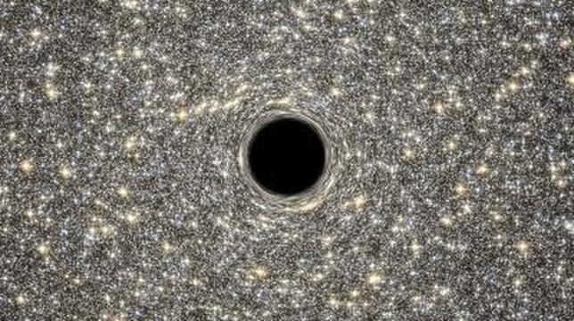 Descubren una galaxia enana con un agujero negro gigante