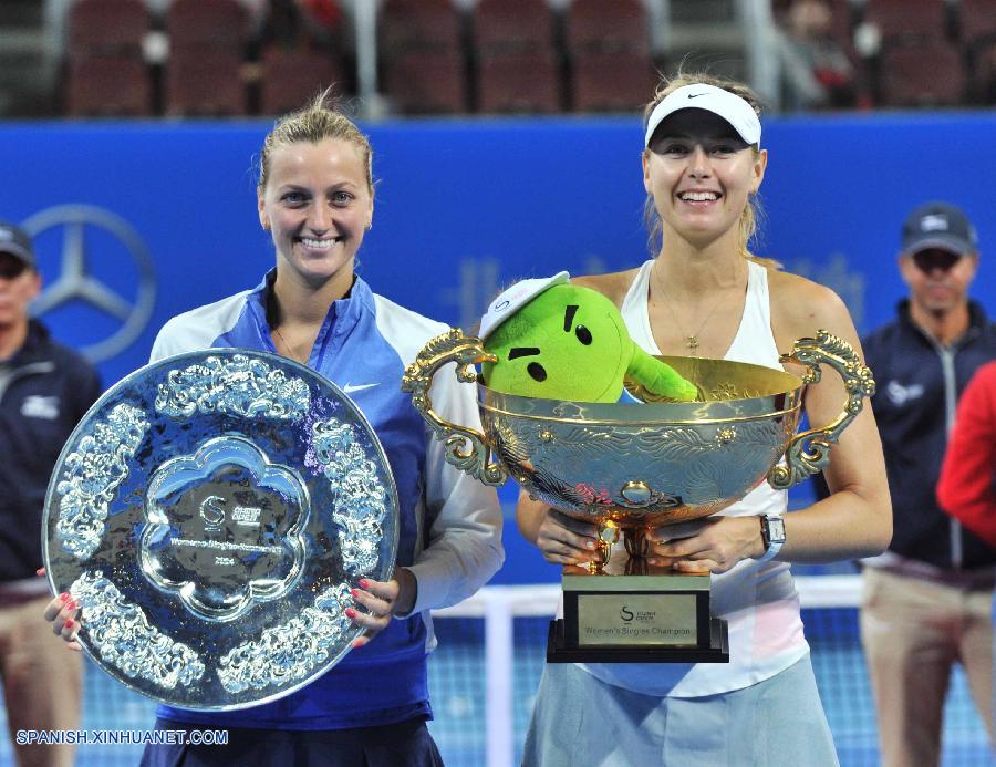 Tenis: Sharapova gana Abierto de China y avanza a segunda posición mundial 