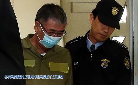 Fiscalía de Corea del Sur exige pena de muerte para capitán de Sewol