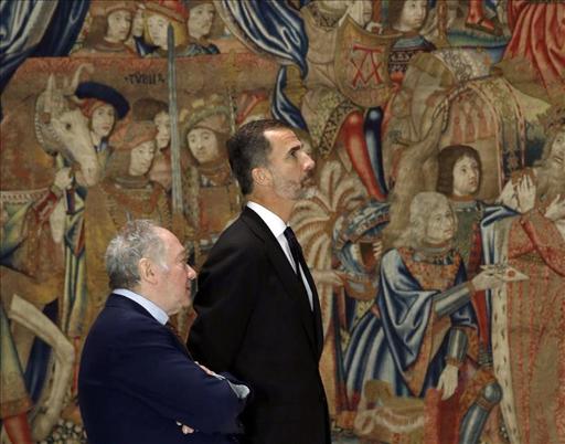 El Rey Felipe VI inaugura museo con obras de la pintura flamenca