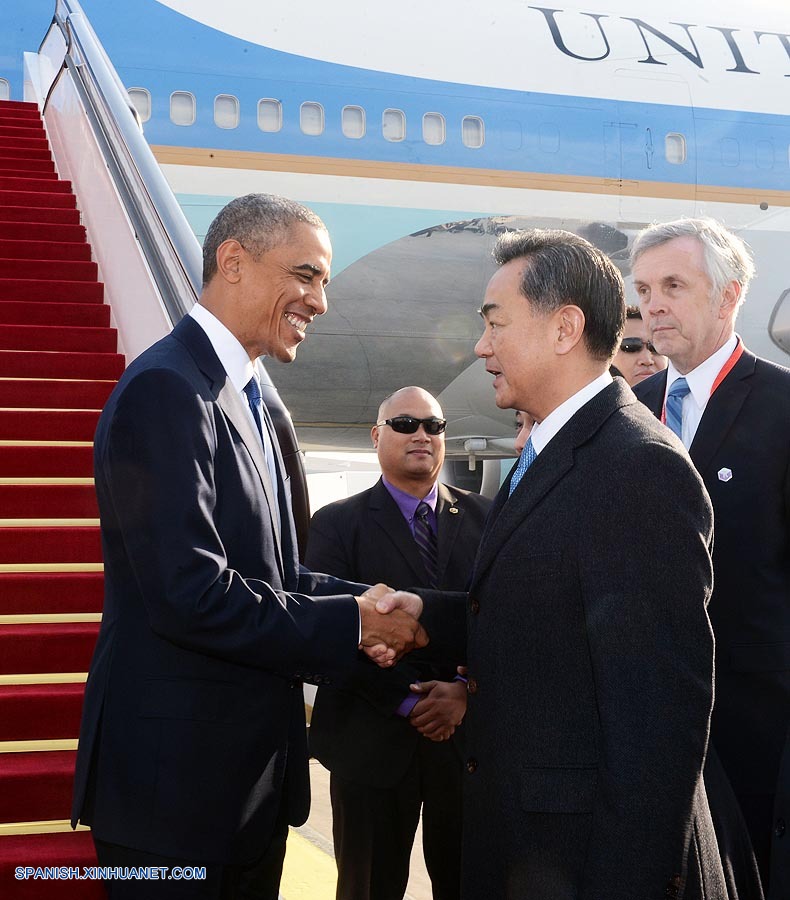 Obama llega a Beijing para reunión de APEC