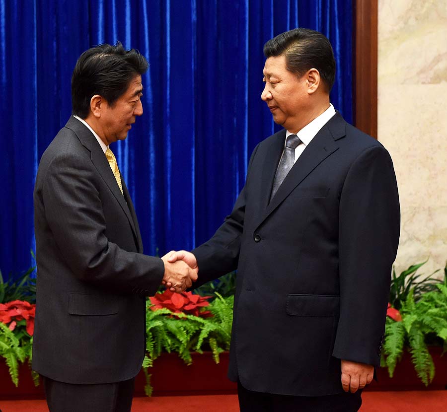 Presidente chino se reúne con primer ministro japonés