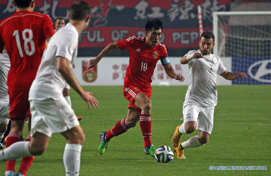 Fútbol:China y Nueva Zelanda empatan 1 a 1 en partido amistoso