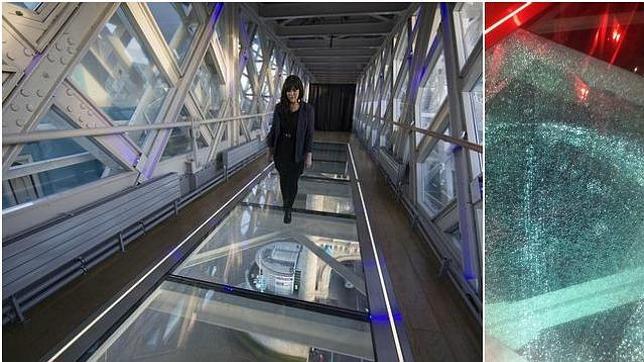 Se rompe el nuevo pasillo de cristal de la Torre de Londres