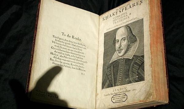 Encuentran en Francia un ejemplar del «Primer Folio», la obra completa de Shakespeare