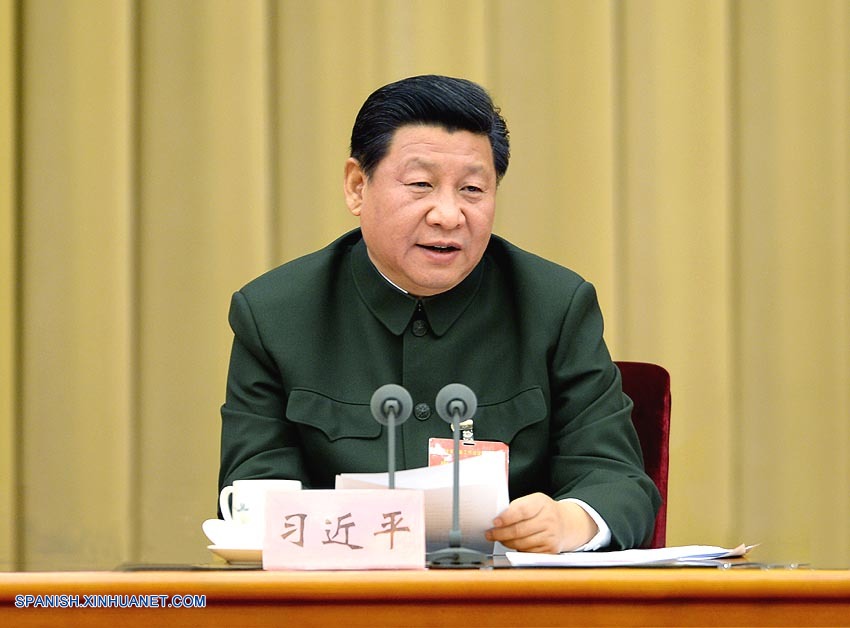 Xi insta a impulso de desarrollo de sistema de equipamiento militar