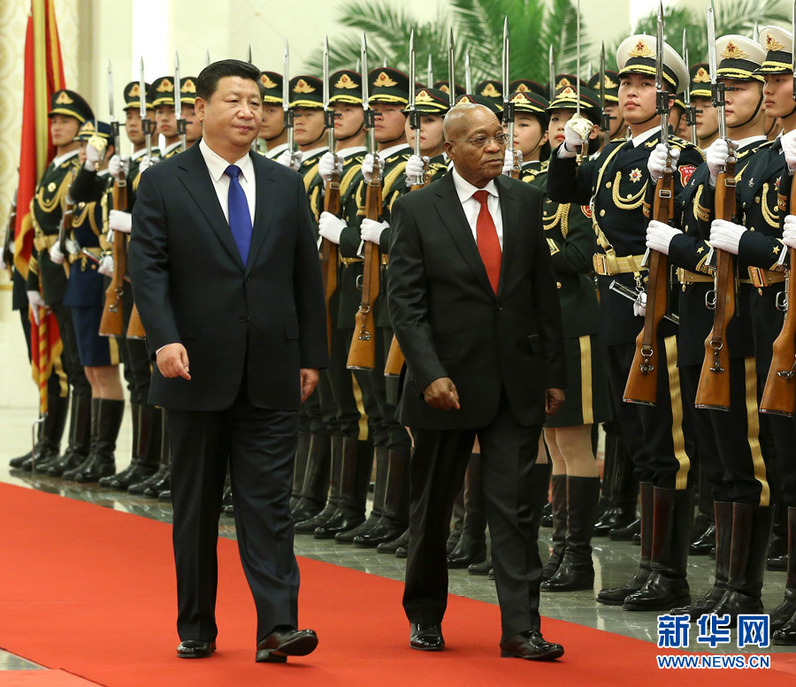 China y Sudáfrica prometen asociación estratégica más estrecha