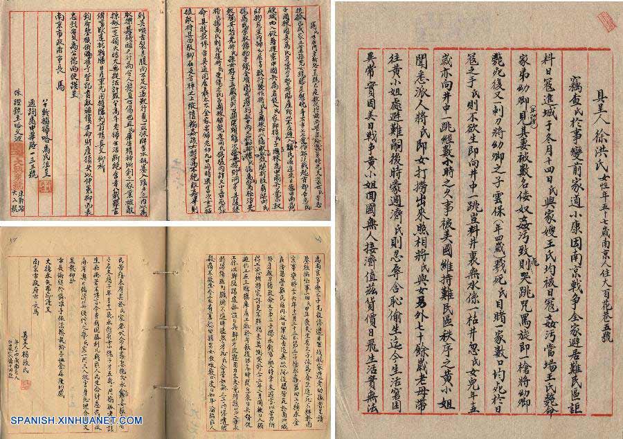 Documentos de archivo de China refutan negación de la Masacre de Nanjing 