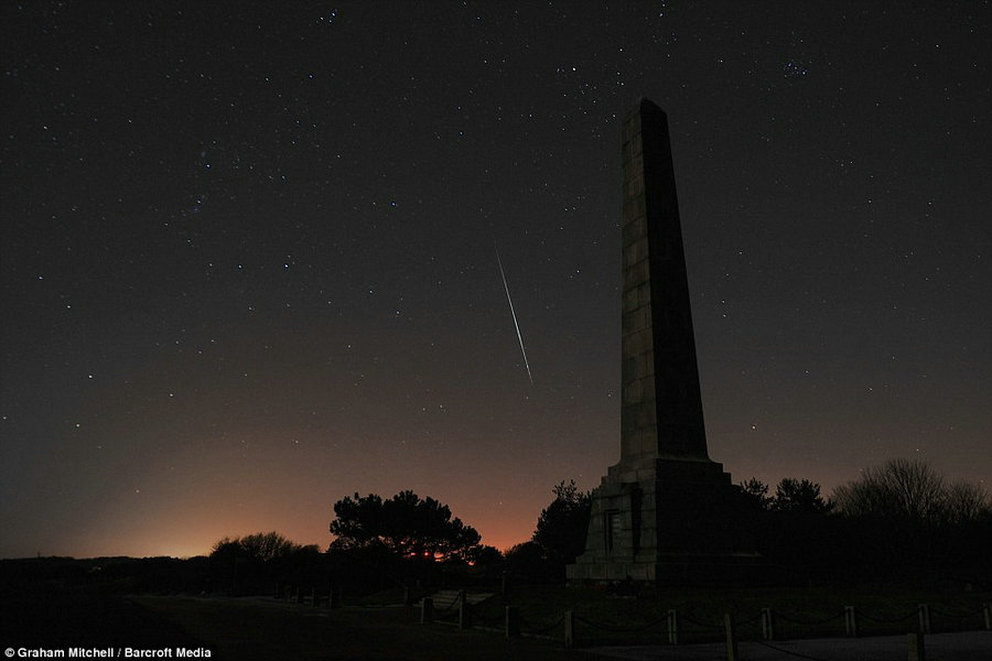 Las gemínidas brillaron el cielo de Bretaña