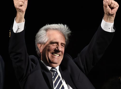Proclaman a Tabaré Vázquez presidente electo de Uruguay