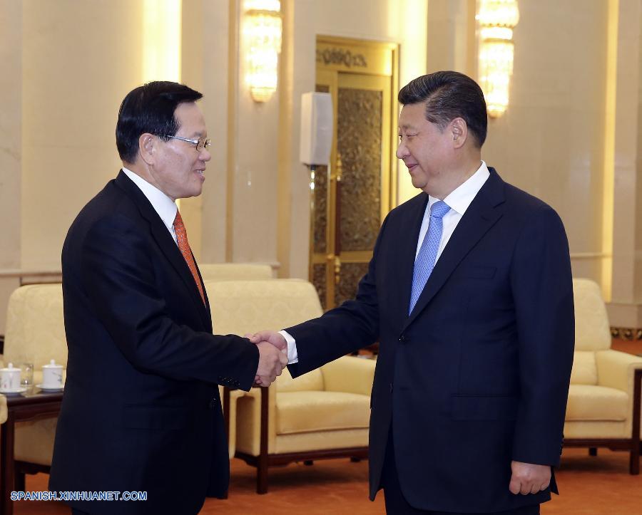 Presidente chino se reúne con presidente de parlamento surcoreano