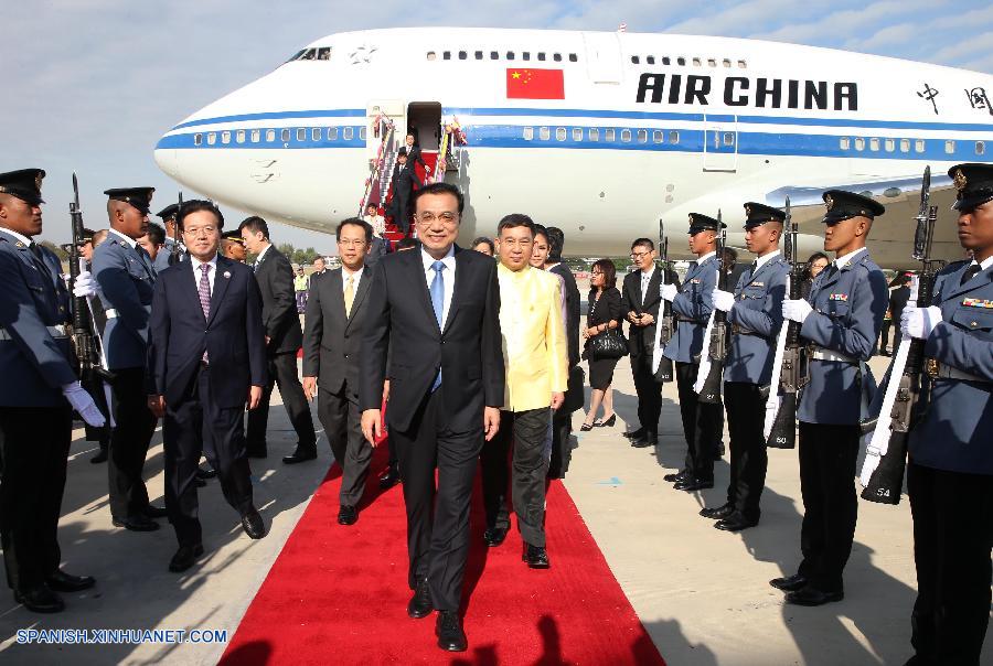Primer ministro de China llega a Tailandia para asistir a la reunión de GMS