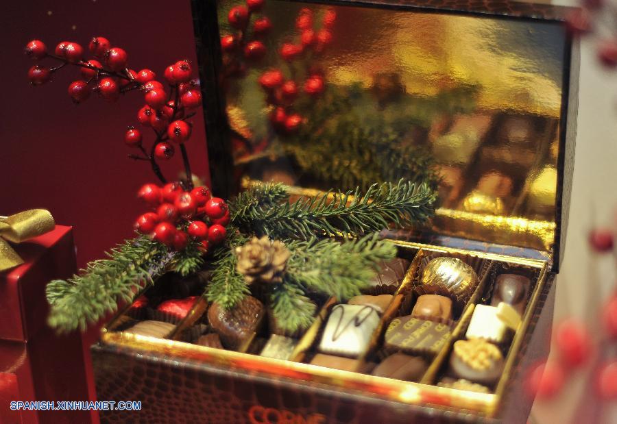 Chocolate navideño de Bélgica
