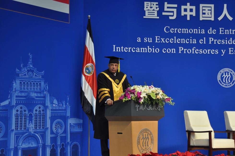 Presidente de Costa Rica: China y Costa Rica deberían centrarse en los intercambios culturales