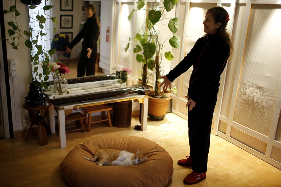 Guadalupe en su casa en Barcelona, España, el 6 de diciembre de 2014.