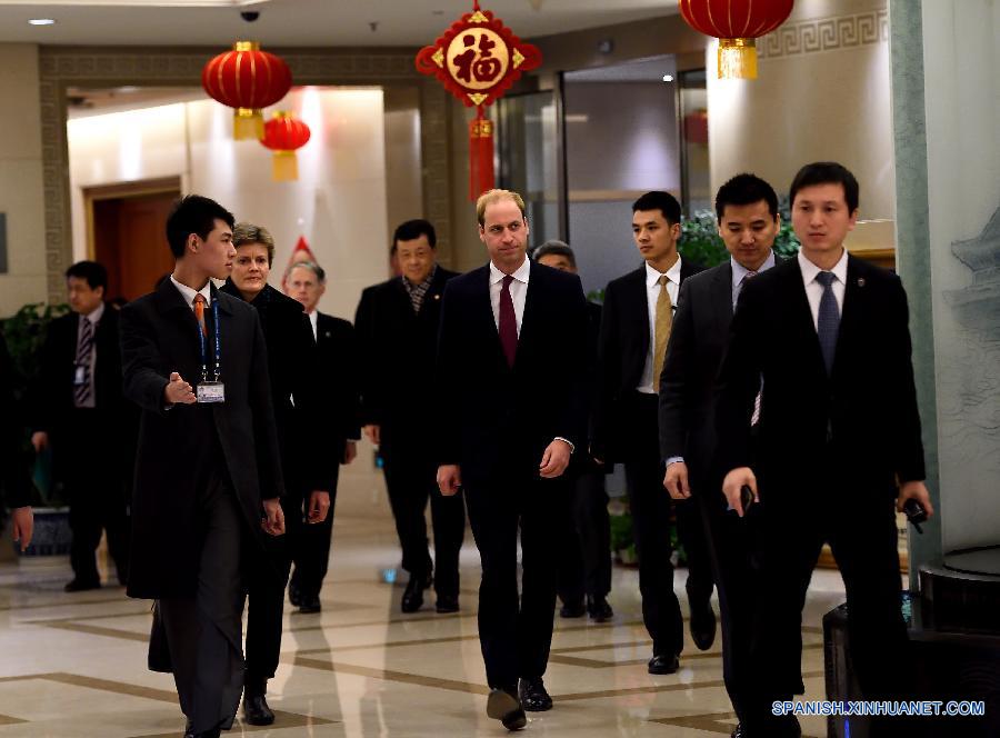 Príncipe Guillermo llega a Beijing