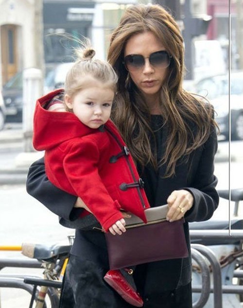 Victoria Beckham con su hija Harper Beckham.