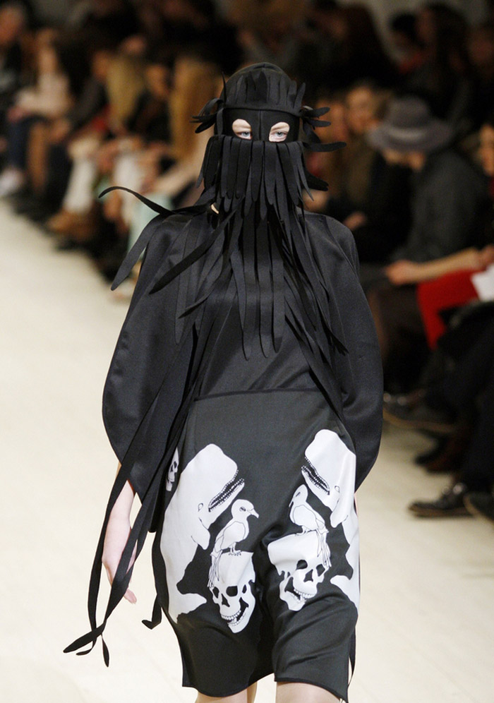 Enmascarados en desfiles de moda