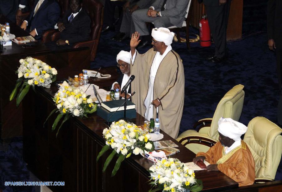 Bashir jura su nuevo mandato como presidente de Sudán