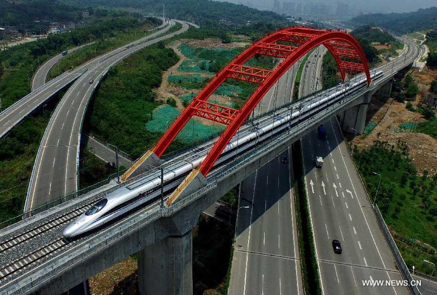 Ponen a prueba la línea ferroviaria Hefei – Fuzhou