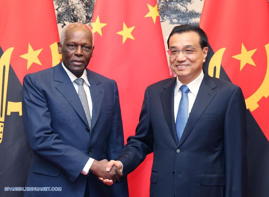 Primer ministro de China se reúne con presidente de Angola