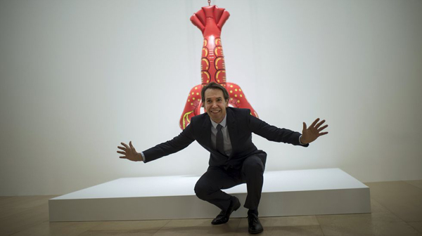 Jeff Koons, el artista más cotizado del mundo, expone en Guggenheim