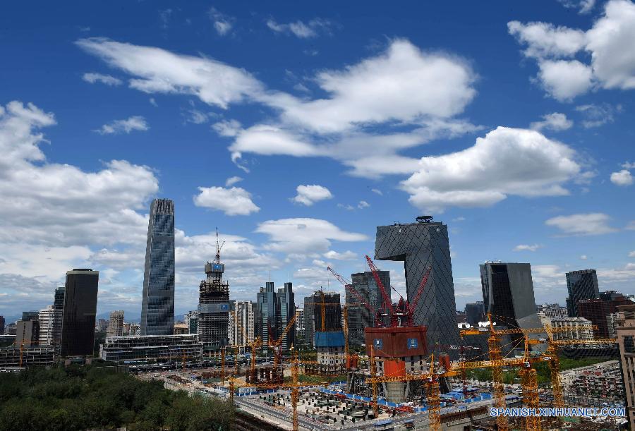 Cielo azul en Beijing