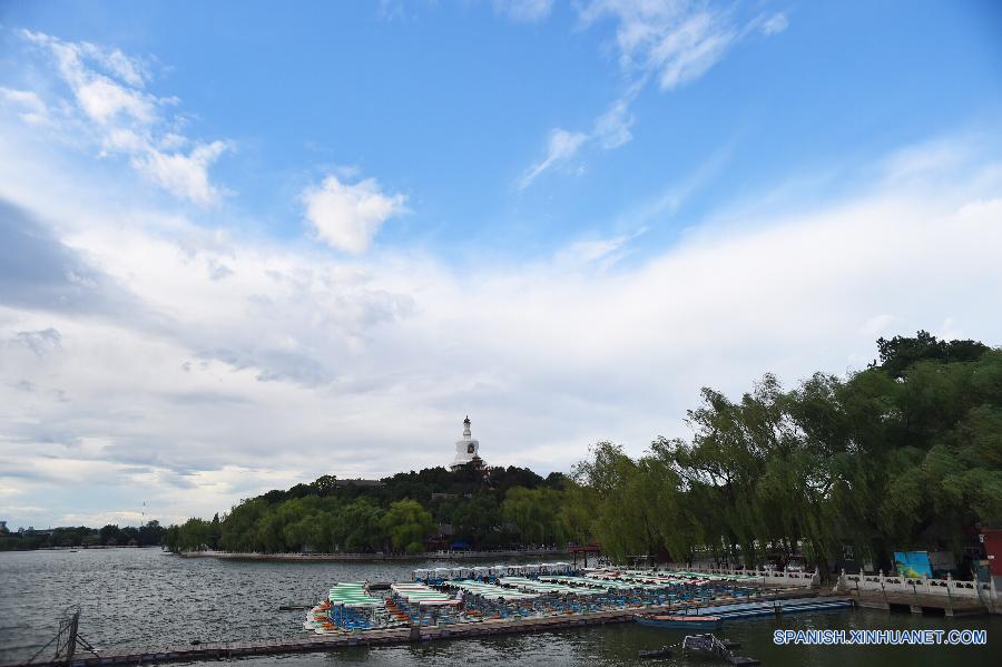 Cielo azul en Beijing