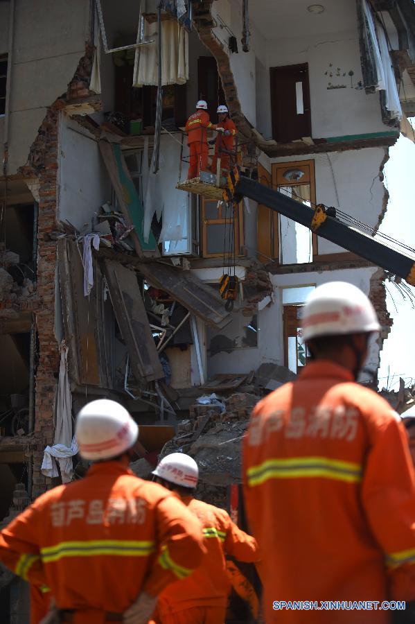 Explosión en edificio en noreste de China deja 4 muertos