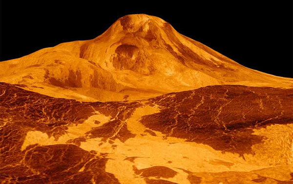 Detectan en Venus flujos de lava caliente