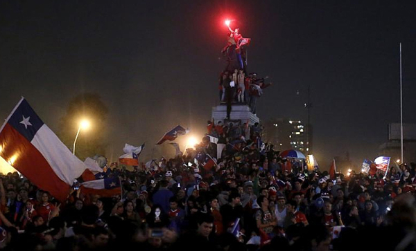 La celebración de la Copa América deja tres muertos en Chile