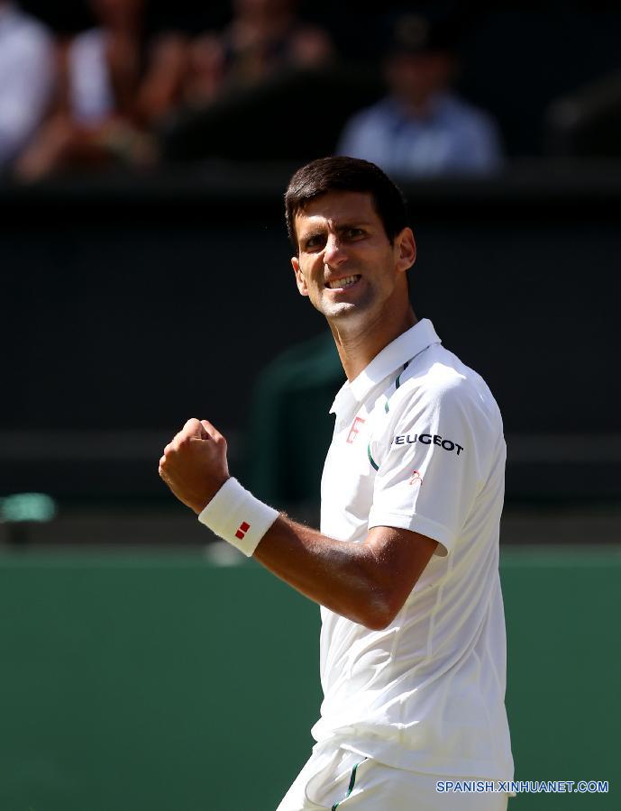 Tenis: Djokovic vence a Gasquet para llegar a final de Wimbledon